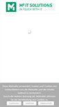 Mobile Screenshot of m2-it-solutions.de